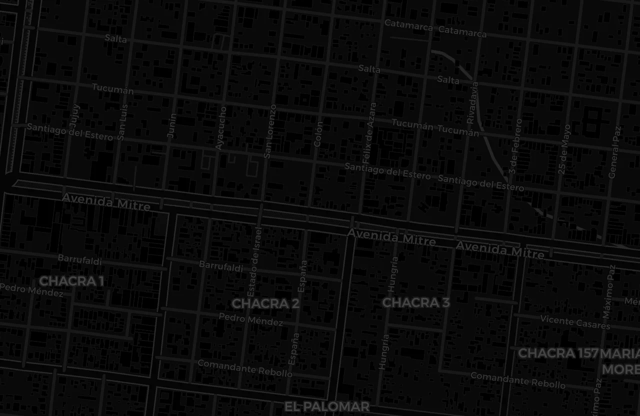 Mapa de Posadas: BURGER'S BULL en Av. Bartolomé Mitre 1882